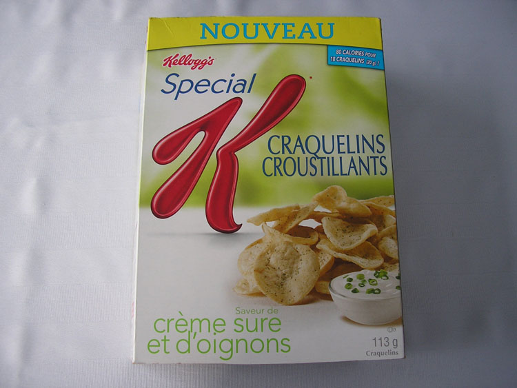 Craquelins croustillants Spécial K - Crème sûre